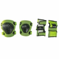 Набор защиты Tech Team Safety line 100, цвет зеленый (размер S)